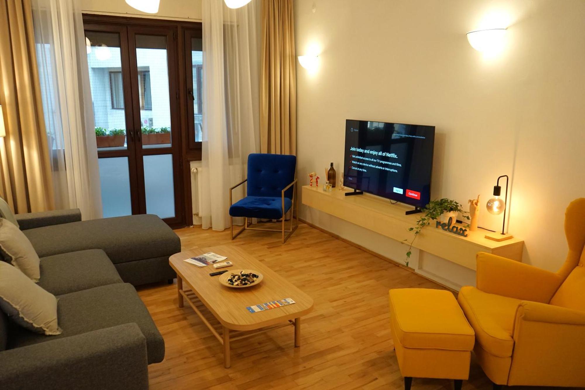 Spacious 3Br, 2Bt With 5 Balconies Bukares Bagian luar foto