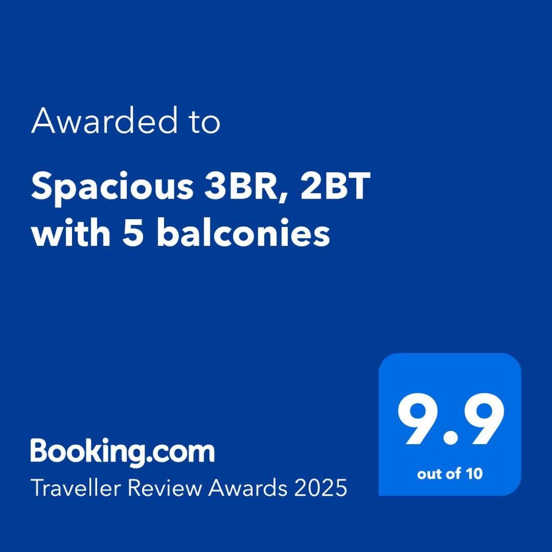 Spacious 3Br, 2Bt With 5 Balconies Bukares Bagian luar foto